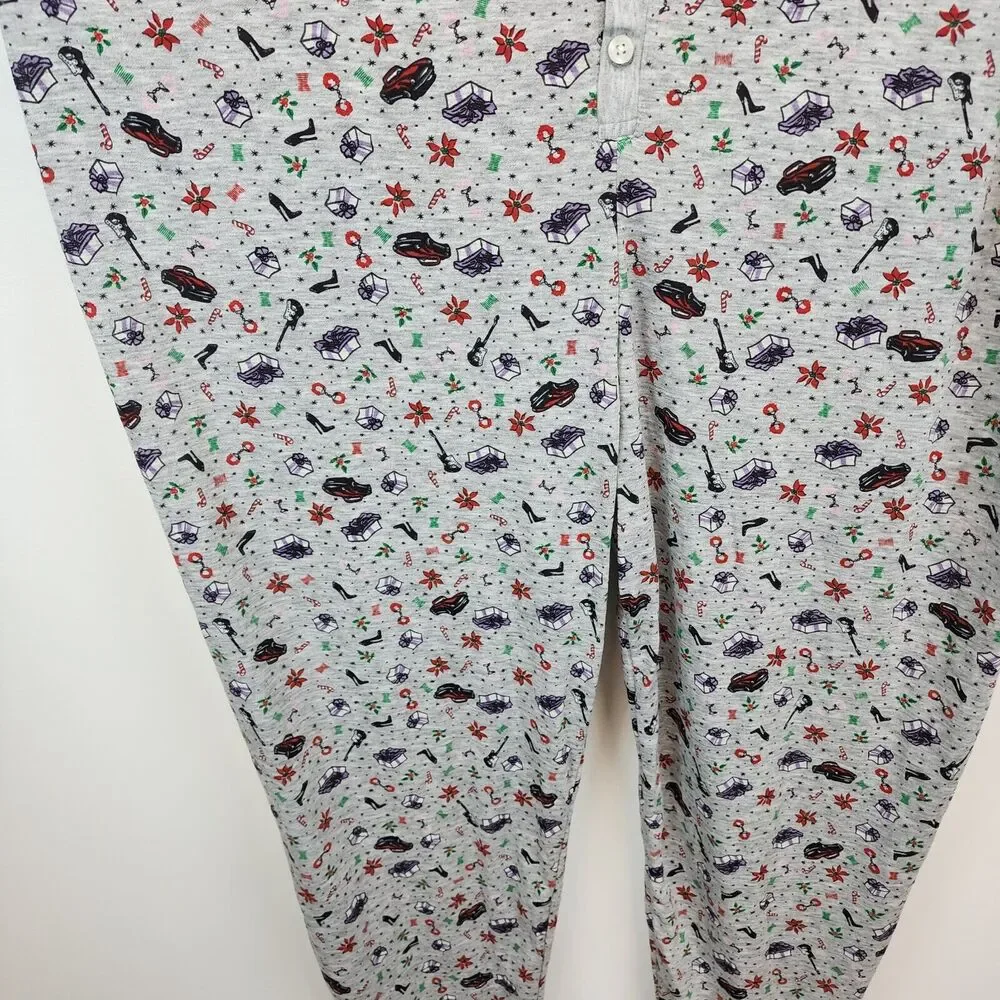 Savage X Fenty Mens Holiday Jumper Pajamas Size M Long Johns Open Back One Piece